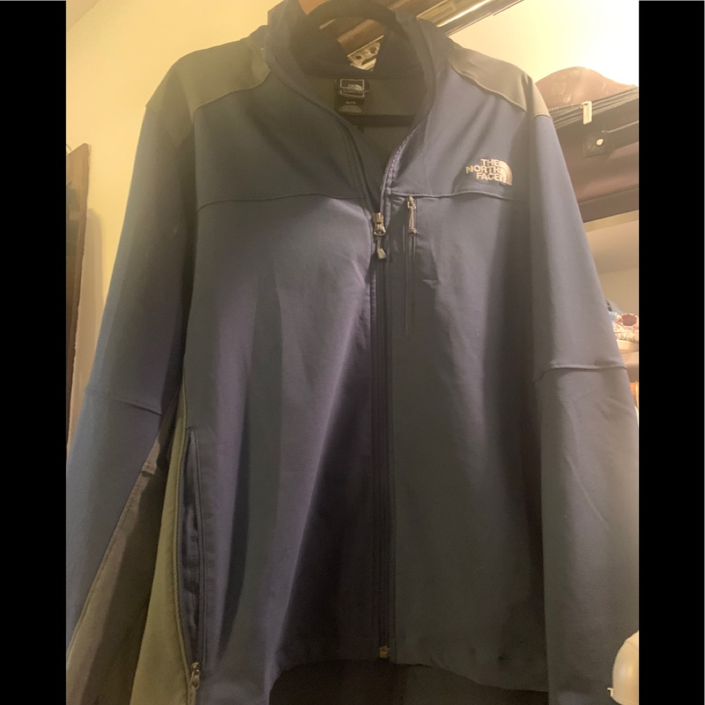 XL Lightweight North face grey and navy - like new